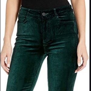 Paige Hoxton Velvet ultra skinny jeans